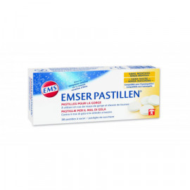 EMSER® pastilles sans menthol sans sucre 30 pcs