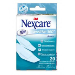 3M Nexcare Sensitive Skin assorties 20 pce