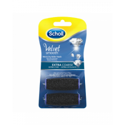 SCHOLL Velvet Smooth Pedi rouleaux extra exfoliants...