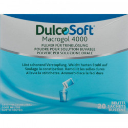 DulcoSoft pdr pour solution buvable 20 sach 10 g