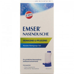 Emser douche nasale + 4 sachets de sel de rinçage