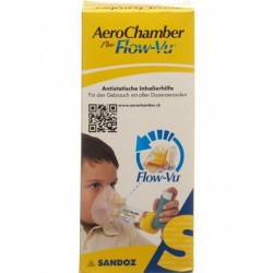 AeroChamber PLUS Flow-Vu avec masque (1-5 ans) jaune