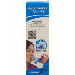 AeroChamber PLUS Flow-Vu sans masque bleu