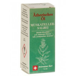 Aromasan sauge sclarée huil ess dans étui bio 5 ml