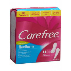 Carefree Flexi Form White Fresh 56 pce