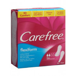 Carefree Flexi Form White 56 pce