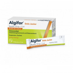 Algifor Dolo Junior susp 150 mg/7.5ml 18 sach 7.5 ml