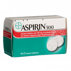 Aspirine cpr instant 500 mg...