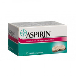 Aspirine cpr croquer 500 mg...