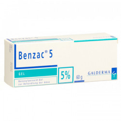 Benzac 5 gel 50 mg/g tb 60 g
