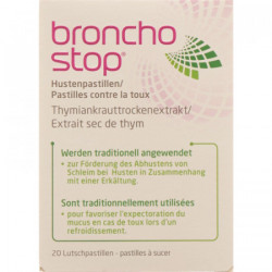 Bronchostop Pastilles contre la toux cpr sucer 20 pce