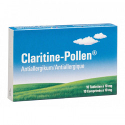 Claritine-Pollen 10 mg 10 comprimés