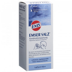 Sel Emser emballage combi douche nasale enfants