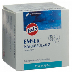 EMSER sel rinçage 50 sach 2.5 g