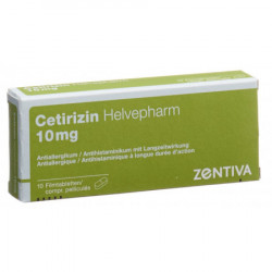 Cétirizine Helvepharm cpr...