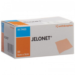 Jelonet compresse de gaze paraffinée 5cmx5cm stérile 50 pce