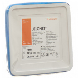 Jelonet compresse de gaze paraffinée 10cmx10cm bte 10 pce