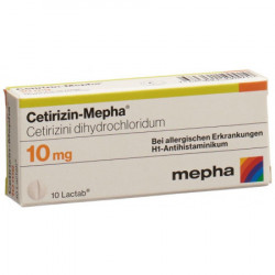 Cetirizin-Mepha Lactab 10 mg 10 pce