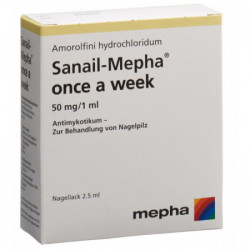 Sanail-Mepha once a week...