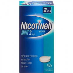 Nicotinell cpr sucer 2 mg mint 96 pce