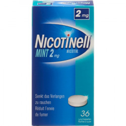 Nicotinell cpr sucer 2 mg mint 36 pce