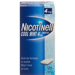 NICOTINELL Gum 4 mg cool mint 96 pce