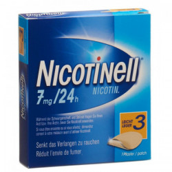 Nicotinell 3 léger patch mat 7 mg/24h 7 pce