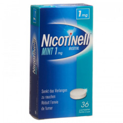 Nicotinell cpr sucer 1 mg mint 36 pce