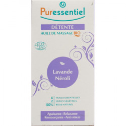 Puressentiel huile de massage bio détente lavande-néroli...