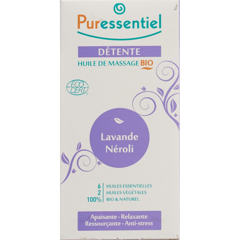 Puressentiel - DÉTENTE Huile de Massage Bio (100ml)