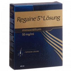 Regaine solution topique 5 % 60 ml