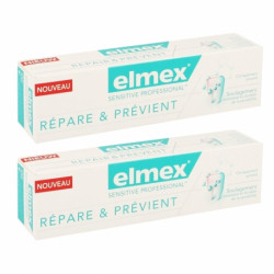 ELMEX sensitive prof rep&prev dentifrice duo 2x75ml