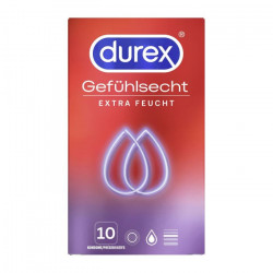 Durex préservatif sensoriel extra lubrifié 10 pcs