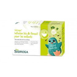 Sidroga infusion bio de fenouil pour enfant 20 sachets