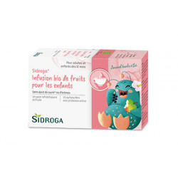 Sidroga infusion bio aux fruits pour enfant 20 sachets