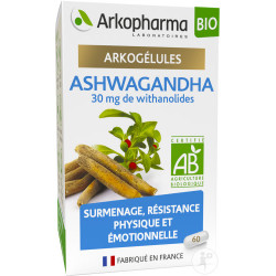 Arkopharma arkocaps ashwagandha bio 60 gélules