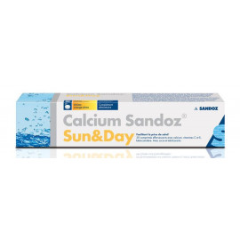 CALCIUM SANDOZ Sun & Day 20 comprimés effervescents