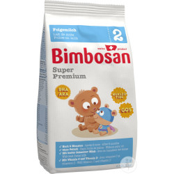 Bimbosan super premium 2 lait de suite recharge sachet 400g