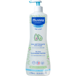 Mustela eau nettoyante sans rinçage peaux normales 750 ml