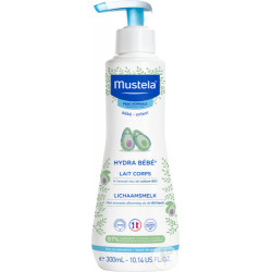 Mustela Hydra bébé lait corps peaux normales 300 ml