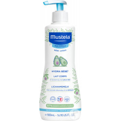 Mustela Hydra bébé lait corps peaux normales 500 ml