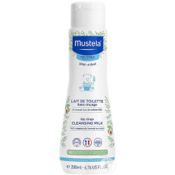 Mustela Lait de toilette peaux normales sans rinçage 200 ml