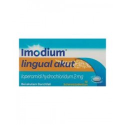 Imodium Lingual aiguë comprimés orodispersibles 12 pces