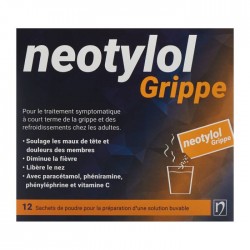 Neotylol Grippe sachet 12 pièces