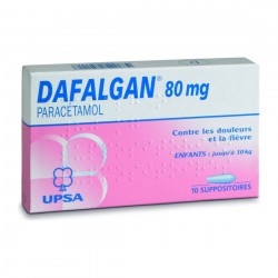Dafalgan 80 mg suppositoire...
