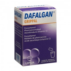 Dafalgan Grippal sachet de granulés 12 pièces