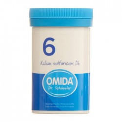 Omida Schüssler no 6 kalium sulfuricum comprimé D6 100 g
