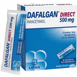 Dafalgan Direct 500 mg granulés orodispersibles baies des...