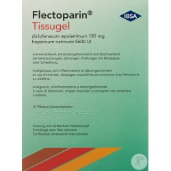 Flectoparin Tissugel emplâtre 7 pièces