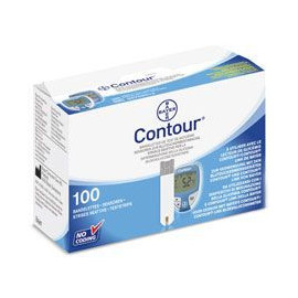 BAYER CONTOUR bandelettes réactives 100 pce